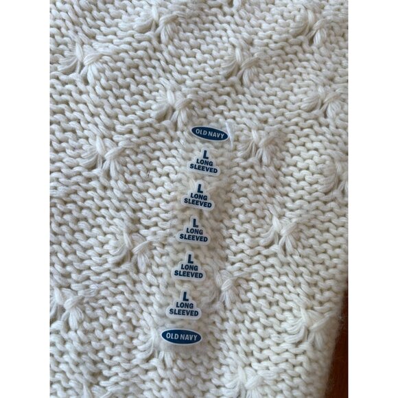 Vintage Style Old Navy Knit Hoodie Sweater L Cottagecore Campcore Streetwear - Picture 11 of 12